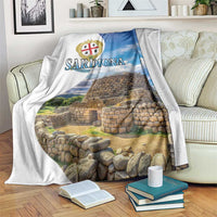 Sardinia Italy Blanket Santu Antine With Map