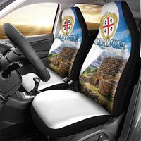 Sardinia Italy Car Seat Cover Santu Antine With Map