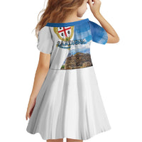 Sardinia Italy Family Matching Mermaid Dress and Hawaiian Shirt Santu Antine With Map