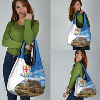 Sardinia Italy Grocery Bag Santu Antine With Map