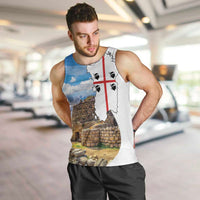 Sardinia Italy Men Tank Top Santu Antine With Map