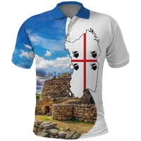 Sardinia Italy Polo Shirt Santu Antine With Map