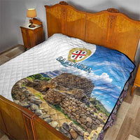 Sardinia Italy Quilt Santu Antine With Map