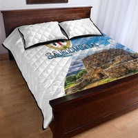 Sardinia Italy Quilt Bed Set Santu Antine With Map