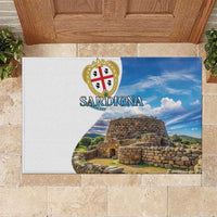 Sardinia Italy Rubber Doormat Santu Antine With Map