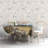 Sardinia Italy Tablecloth Santu Antine With Map