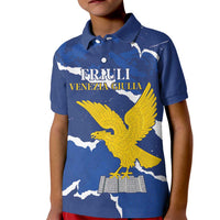 Friuli-Venezia Giulia Kid Polo Shirt Coat Of Arms Sporty Style