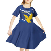 Friuli-Venezia Giulia Kid Short Sleeve Dress Coat Of Arms Sporty Style