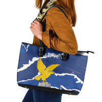 Friuli-Venezia Giulia Leather Tote Bag Coat Of Arms Sporty Style