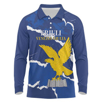 Friuli-Venezia Giulia Long Sleeve Polo Shirt Coat Of Arms Sporty Style