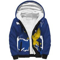 Friuli-Venezia Giulia Sherpa Hoodie Coat Of Arms Sporty Style