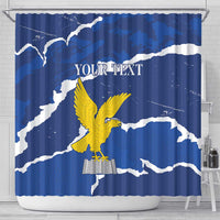 Friuli-Venezia Giulia Shower Curtain Coat Of Arms Sporty Style