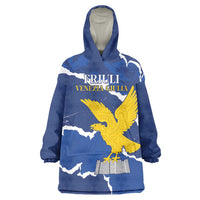 Friuli-Venezia Giulia Wearable Blanket Hoodie Coat Of Arms Sporty Style