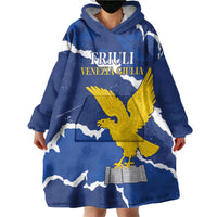 Friuli-Venezia Giulia Wearable Blanket Hoodie Coat Of Arms Sporty Style