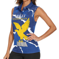 Friuli-Venezia Giulia Women Sleeveless Polo Shirt Coat Of Arms Sporty Style