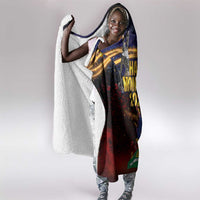 Haiti Mondyal 2026 Hooded Blanket Proud to Be Haitian