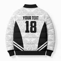 Custom Egypt Football Bomber Puffer Jacket 2026 Glory Run White Edition