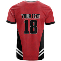 Custom Egypt Football T shirt 2026 Glory Run Red Edition