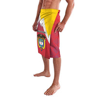 Colombia Coat Of Arms Lavalava With Flag Style And Folk Pattern - Wonder Print Shop