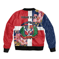 Personalized Dominican Republic Bayahbe Rose Bomber Jacket - Wonder Print Shop