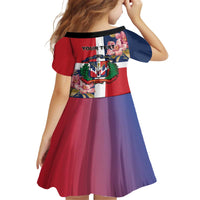 Personalized Dominican Republic Bayahbe Rose Family Matching Puletasi and Hawaiian Shirt - Wonder Print Shop