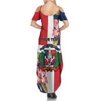 Personalized Dominican Republic Bayahbe Rose Family Matching Summer Maxi Dress and Hawaiian Shirt - Wonder Print Shop