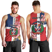 Personalized Dominican Republic Bayahbe Rose Men Tank Top - Wonder Print Shop