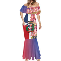 Personalized Dominican Republic Bayahbe Rose Mermaid Dress - Wonder Print Shop