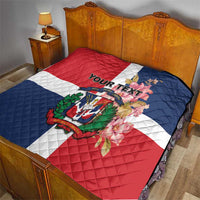 Personalized Dominican Republic Bayahbe Rose Quilt - Wonder Print Shop