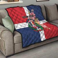 Personalized Dominican Republic Bayahbe Rose Quilt - Wonder Print Shop