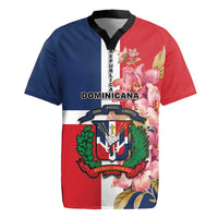 Personalized Dominican Republic Bayahbe Rose Rugby Jersey - Wonder Print Shop