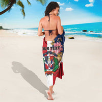 Personalized Dominican Republic Bayahbe Rose Sarong - Wonder Print Shop