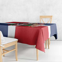 Personalized Dominican Republic Bayahbe Rose Tablecloth - Wonder Print Shop