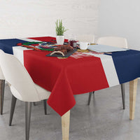 Personalized Dominican Republic Bayahbe Rose Tablecloth - Wonder Print Shop