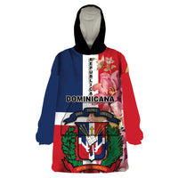 Personalized Dominican Republic Bayahbe Rose Wearable Blanket Hoodie - Wonder Print Shop