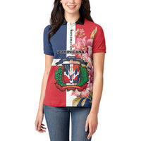 Personalized Dominican Republic Bayahbe Rose Women Polo Shirt - Wonder Print Shop