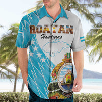 Personalized Honduras Coat Of Arms Hawaiian Shirt Flag Color Style - Wonder Print Shop