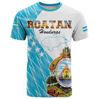 Personalized Honduras Coat Of Arms T Shirt Flag Color Style - Wonder Print Shop
