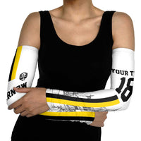 Custom Cornwall Football Arm Sleeves Mont Saint Michel - Wonder Print Shop