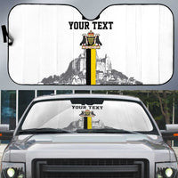 Custom Cornwall Football Auto Sun Shade Mont Saint Michel - Wonder Print Shop