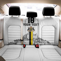 Custom Cornwall Football Back Car Seat Cover Mont Saint Michel - Wonder Print Shop