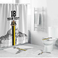 Custom Cornwall Football Bathroom Set Mont Saint Michel - Wonder Print Shop