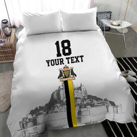 Custom Cornwall Football Bedding Set Mont Saint Michel - Wonder Print Shop