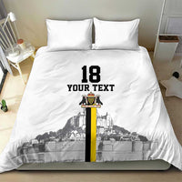 Custom Cornwall Football Bedding Set Mont Saint Michel - Wonder Print Shop