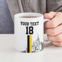 Custom Cornwall Football Ceramic Mug Mont Saint Michel - Wonder Print Shop