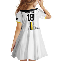 Custom Cornwall Football Family Matching Mermaid Dress and Hawaiian Shirt Mont Saint Michel - Wonder Print Shop