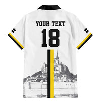 Custom Cornwall Football Family Matching Mermaid Dress and Hawaiian Shirt Mont Saint Michel - Wonder Print Shop