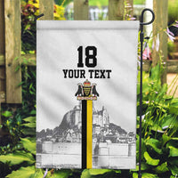 Custom Cornwall Football Garden Flag Mont Saint Michel - Wonder Print Shop