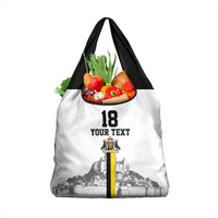 Custom Cornwall Football Grocery Bag Mont Saint Michel - Wonder Print Shop