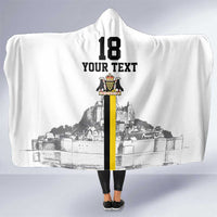 Custom Cornwall Football Hooded Blanket Mont Saint Michel - Wonder Print Shop